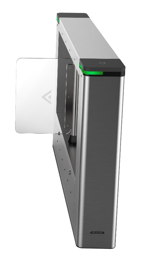 Portillo de acceso Hikvision DS-K3B501SX-RM con barrera retráctil lateral derecho