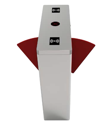 Portillo automático ZKTeco FBL1200 Pro de acero inoxidable para gimnasios