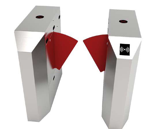 Portillo automático ZKTeco FBL2000 Pro de carril único para centros deportivos