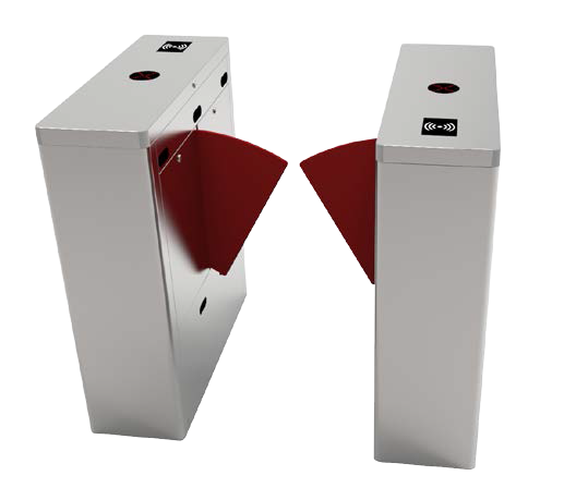 Portillo automático ZKTeco FBL1000 Pro de carril único con retracción automática