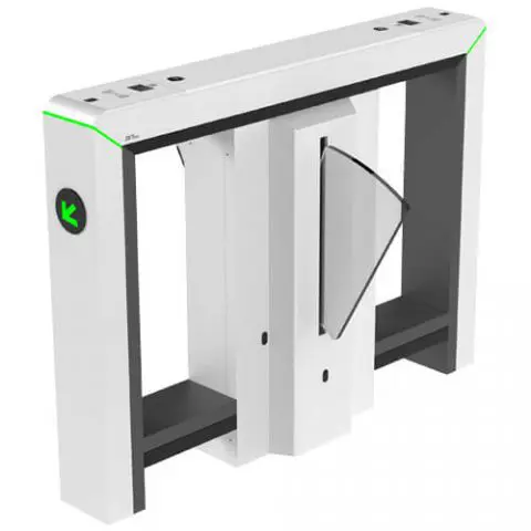 Portillo motorizado ZKTeco Mars Pro-F1200 de doble carril con puertas rápidas