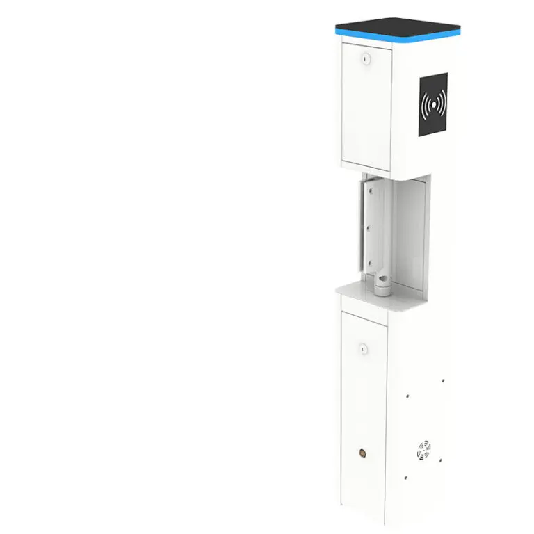 Portillo motorizado ZKTeco SBT2000S-W con paso amplio de 800mm para centros deportivos