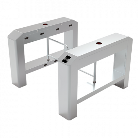 Portillo motorizado ZKTeco SBTL3000 para alto volumen de tráfico en gimnasios
