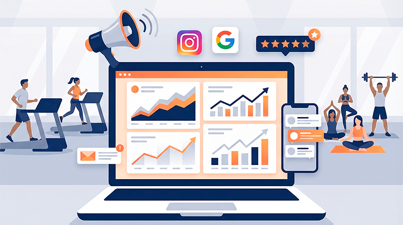 Estrategias de marketing digital para gimnasios y centros deportivos - FitNova